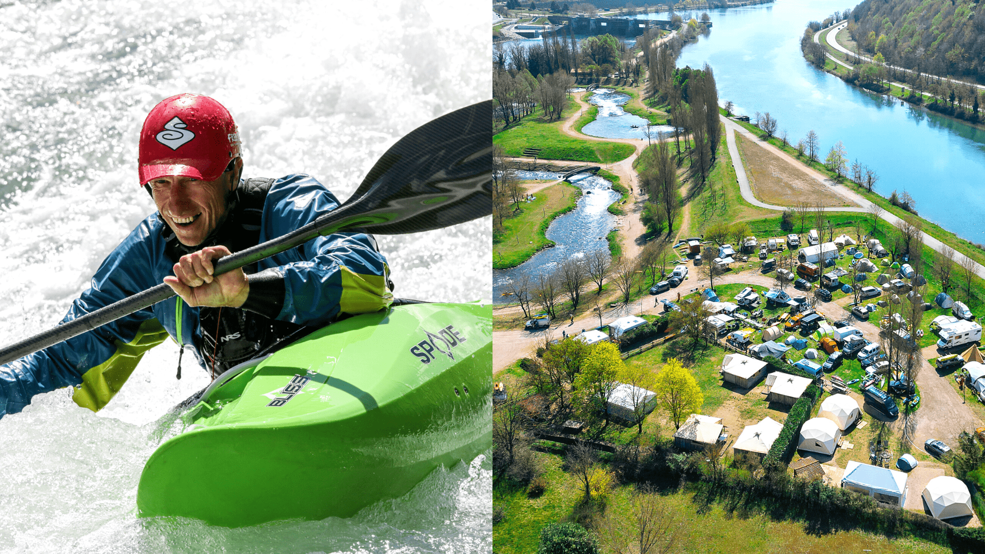 séjour kayak espace eau vive kayak camping location stage clubs particuliers