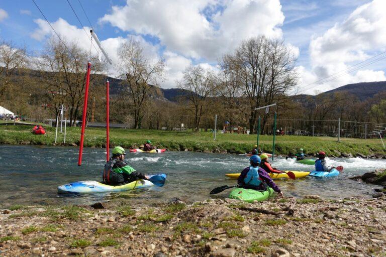 reprise de la saison de kayak par les clubs francais