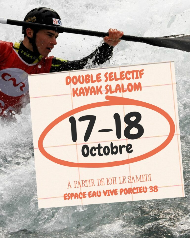 Course de kayak slalom
