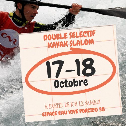Course de kayak slalom